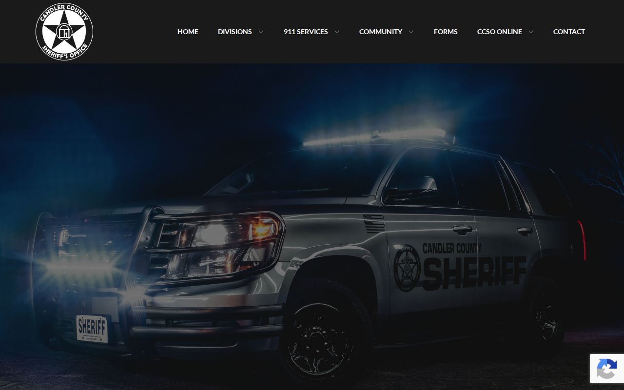 Candler County sheriff blank records request form for warrant records