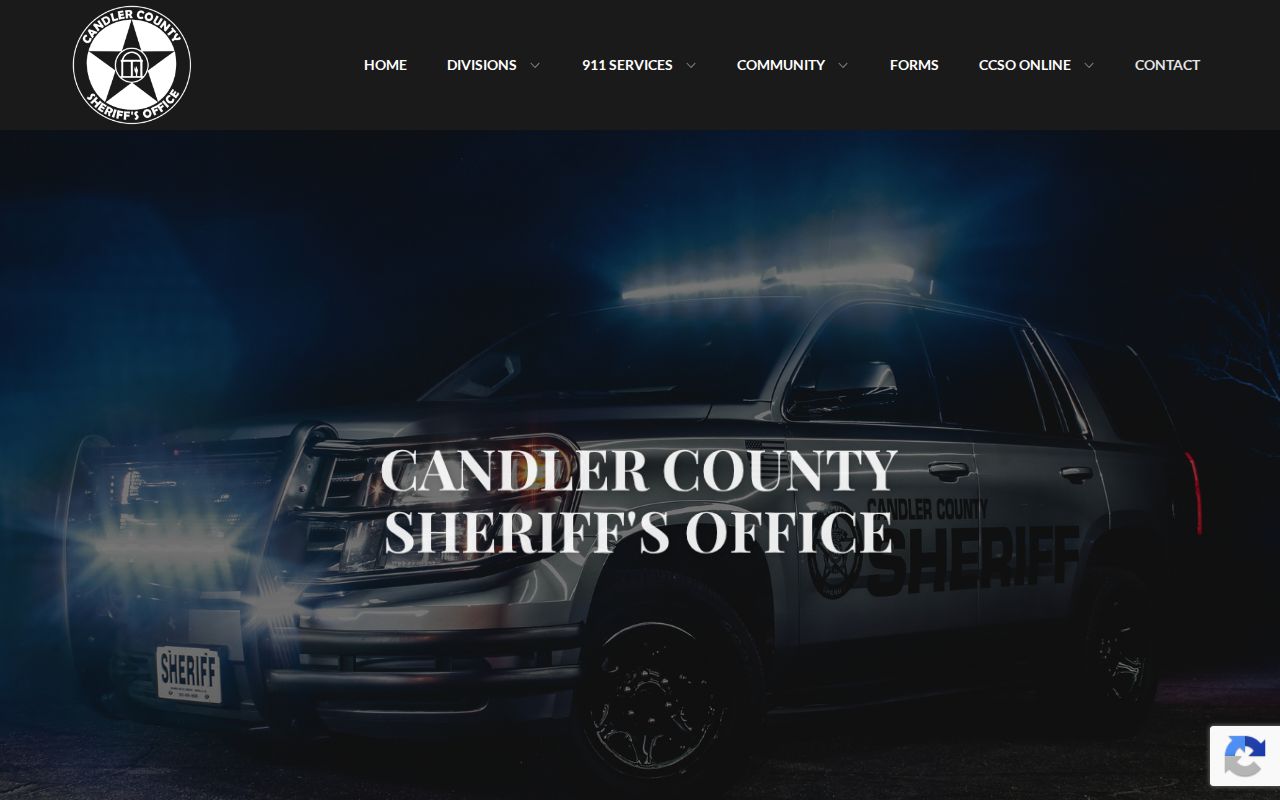 Candler County warrant records sheriff contact card